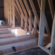 Фото готовых работ - Каркасно-щитовой дом 6х9 м.