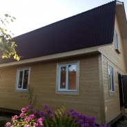 Фото готовых работ - Каркасно-щитовой дом 6х9 м.