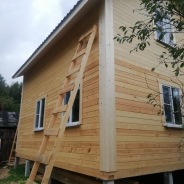 Фото готовых работ - Дом из проф. бруса камерной сушки 7.0 х 6.0 м + терраса 5.0 х 2.0 м