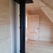 Фото готовых работ - Каркасно-щитовой дом 6х6 м., с мансардой (К-16)