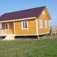 Фото готовых работ - Каркасно-щитовой дом 6х9 м.