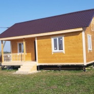 Фото готовых работ - Каркасно-щитовой дом 6х9 м.