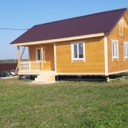 Фото готовых работ - Каркасно-щитовой дом 6х9 м.
