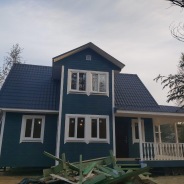 Фото готовых работ - Каркасно-щитовой дом 9х6 м. (К-15)