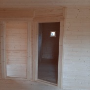 Фото готовых работ - Каркасно-щитовой дом 7.0 х 8.0 м (К-145)