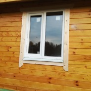 Фото готовых работ - Баня из проф. бруса камерной сушки 6х6 м. (Б-8)