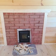 Фото готовых работ - Баня из проф. бруса камерной сушки 6х6 м. (Б-8)