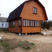 Фото готовых работ - Каркасно-щитовой дом 6.0 х 7.5 м