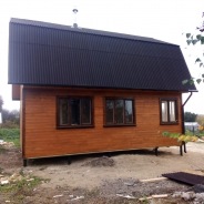 Фото готовых работ - Каркасно-щитовой дом 6.0 х 7.5 м