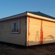 Фото готовых работ - Каркасно-щитовой дом 10.0 х 12.0 м (К-32)