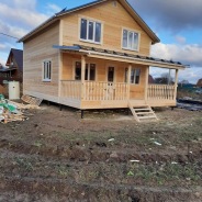 Фото готовых работ - Каркасно-щитовой дом 7х10,5 м (К-40)