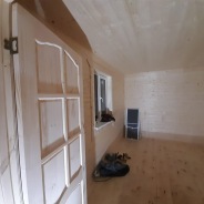 Фото готовых работ - Каркасно-щитовой дом 6,0х8,0 м с мансардой (К-110)