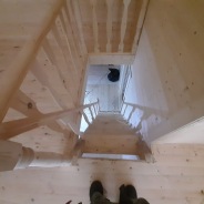 Фото готовых работ - Каркасно-щитовой дом 6,0х8,0 м с мансардой (К-110)