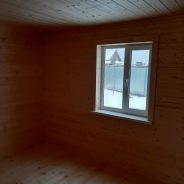 Фото готовых работ - Каркасно-щитовой дом 7.5 х 7.5 м + терраса 3.0 х 4.0 м