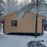 Фото готовых работ - Каркасно-щитовой дом 9х7,5 м. (К-107)