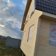 Фото готовых работ - Каркасно-щитовой дом 7.0 х 9.0 м с мансардой