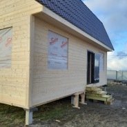 Фото готовых работ - Каркасно-щитовой дом 7.0 х 9.0 м с мансардой