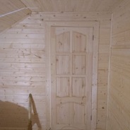 Фото готовых работ - Каркасно-щитовой дом 6.0 х 8.0 м (К-12)