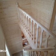 Фото готовых работ - Каркасно-щитовой дом 6.0 х 8.0 м (К-12)