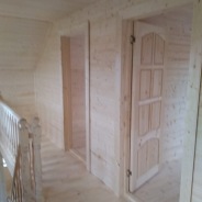 Фото готовых работ - Каркасно-щитовой дом 6.0 х 8.0 м (К-12)