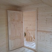 Фото готовых работ - Каркасно-щитовой дом 6.0 х 8.0 м (К-12)