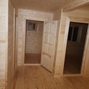 Фото готовых работ - Каркасно-щитовой дом 7,5х7,5 м.