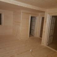 Фото готовых работ - Каркасно-щитовой дом 7,5х7,5 м.