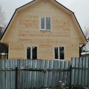 Фото готовых работ - Дом из проф.бруса камерной сушки 6х6 м.