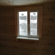 Фото готовых работ - Дом из проф.бруса камерной сушки 6х6 м.