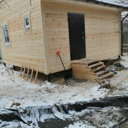 Фото готовых работ - Дом из проф.бруса камерной сушки 6х6 м.