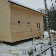 Фото готовых работ - Каркасно-щитовой дом 6.0 х 8.0 м.