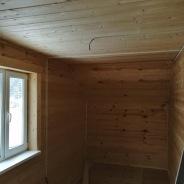 Фото готовых работ - Каркасно-щитовой дом 6.0 х 8.0 м.