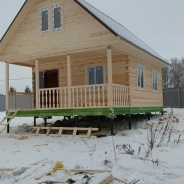 Фото готовых работ - Дом из проф. бруса камерной сушки 6.0 х 8.0 м