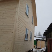 Фото готовых работ - Каркасно-щитовой дом 7х9 м.