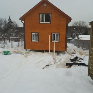 Фото готовых работ - Каркасно-щитовой дом 6х12 м.