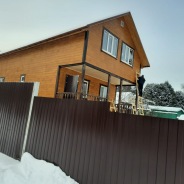 Фото готовых работ - Каркасно-щитовой дом 6х12 м.