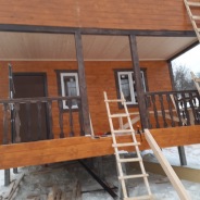 Фото готовых работ - Каркасно-щитовой дом 6х12 м.