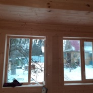 Фото готовых работ - Каркасно-щитовой дом 9х7 м с мансардой (К-15)