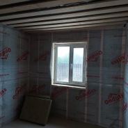 Фото готовых работ - Каркасно-щитовой дом 8.0 х 8.0 м.