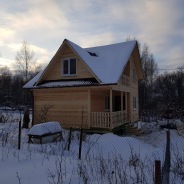 Фото готовых работ - Каркасно-щитовой дом 6х8 м (К-33)