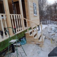 Фото готовых работ - Каркасно-щитовой дом 6х8 м (К-33)