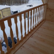 Фото готовых работ - Каркасно-щитовой дом 6х8 м (К-33)