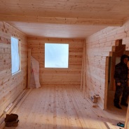 Фото готовых работ - Дом 7х9 м. из бруса камерной сушки