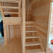 Фото готовых работ - Дом 7х9 м. из бруса камерной сушки