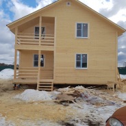 Фото готовых работ - Каркасный дом 6,0 х 8,0 м.