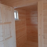 Фото готовых работ - Дом из проф. бруса камерной сушки 6×8 м. с мансардой (Д-142)