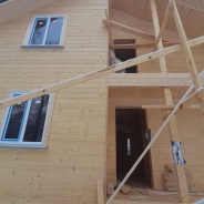 Фото готовых работ - Каркасный дом 6×8 м. + терраса 2×4 м.