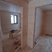 Фото готовых работ - Каркасный дом 6×8 м. + терраса 2×4 м.