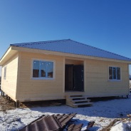 Фото готовых работ - Каркасный дом 10х10 м.