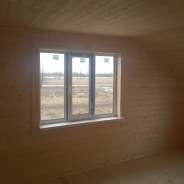 Фото готовых работ - Дом 8×9 м. из проф.бруса камерной сушки